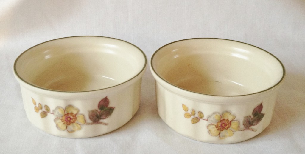 Nivag Crockery Marks and Spencer Autumn Leaves Set of 2 Ramekin Dishes