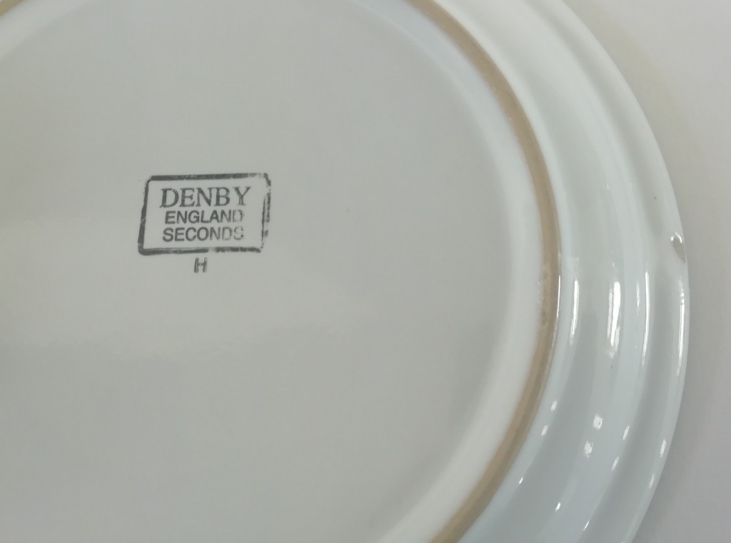 Nivag Crockery Denby Regency Green Gravy Boat and Stand