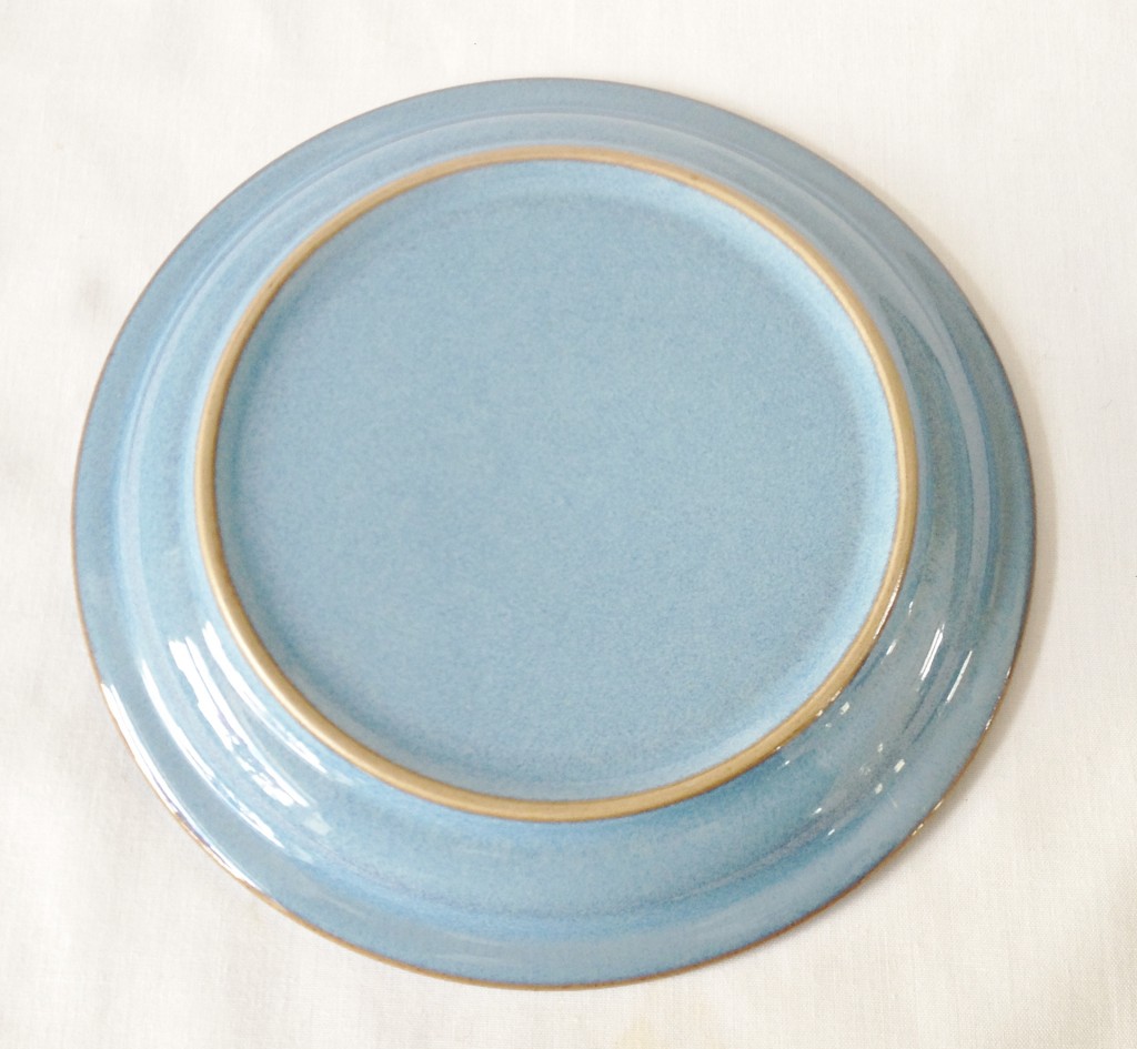 Nivag Crockery Denby Colonial Blue Set of 4 Tea Plates