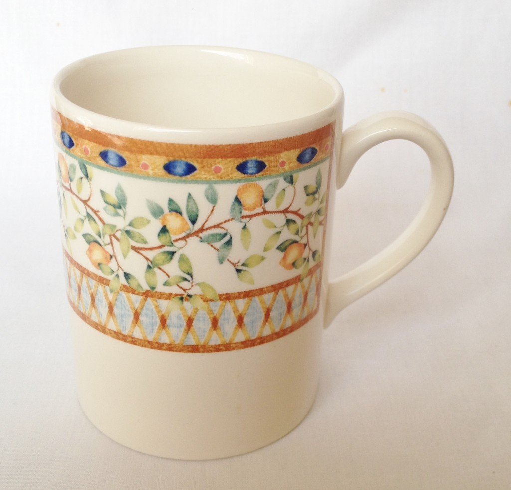 Nivag Crockery Tesco Lemon Tree Set of 3 Mugs